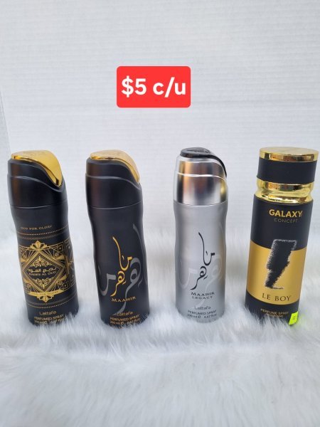 Galería de Perfume Lataffa y Galaxy en spray para hombre.